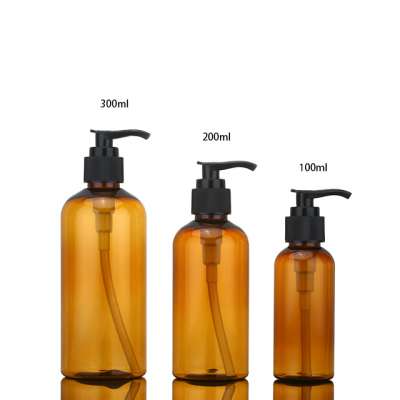 Fuyun pet raw material round plastic sprayer lotion pet cosmetic containers bottle